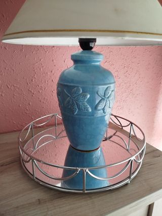 Lampara de mesa,de cerámica