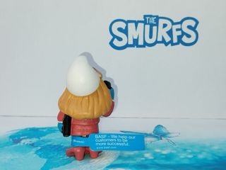 Puffi Puffetta BASF Variante etichetta azzurra Pej