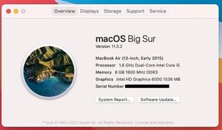 MacBook Air 13" Procesador 1.6 GHz DualCore Intel