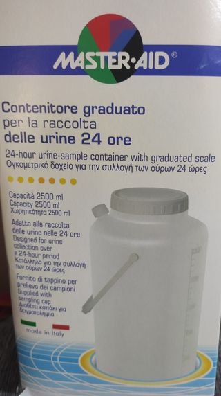 Contenitore graduato raccolta urine