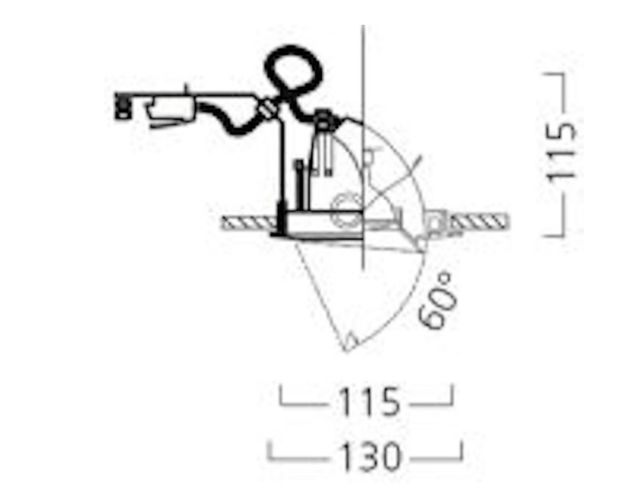 Faretto Lumiance Signo 115 bianco