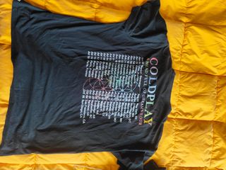 T-shirt maglia Coldplay tour 2017