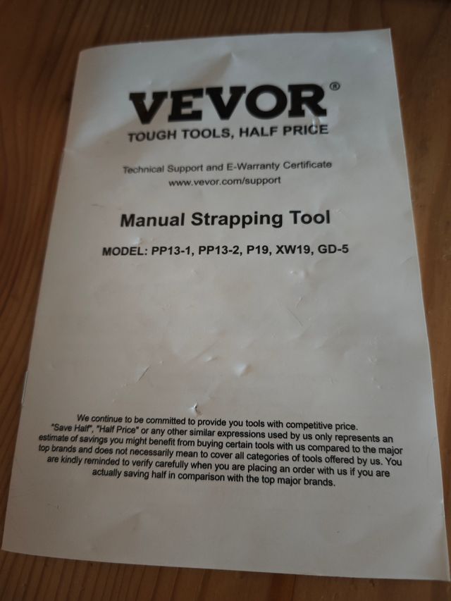 Kit de flejado para bridas de embalaje