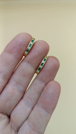 Pendientes de oro de 18kt.