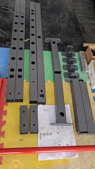 Power rack pared plegable 