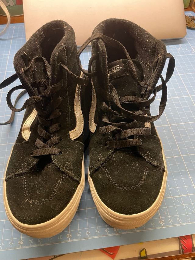 Zapatillas vans dorado talla 34