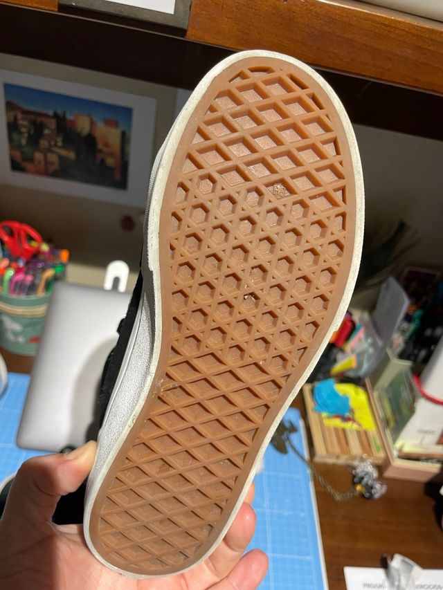 Zapatillas vans dorado talla 34