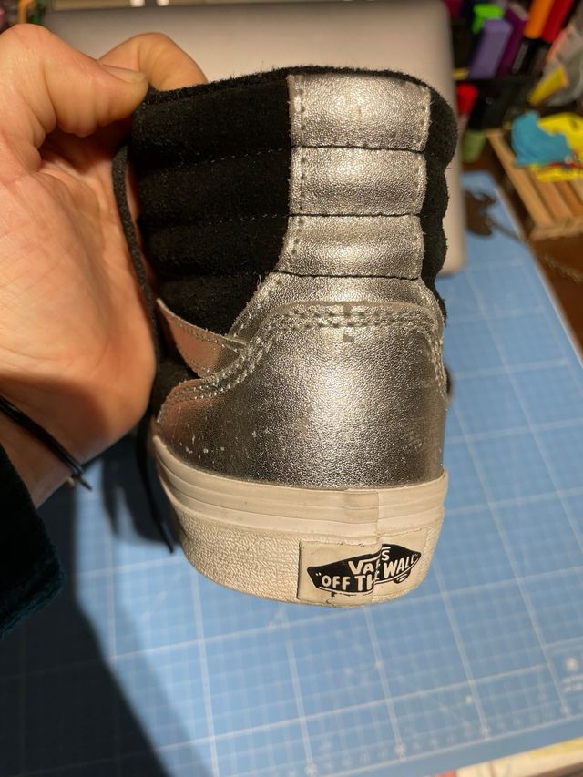 Zapatillas vans dorado talla 34