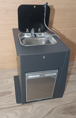 Mueble fregadero nevera Camper 