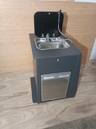 Mueble fregadero nevera Camper 
