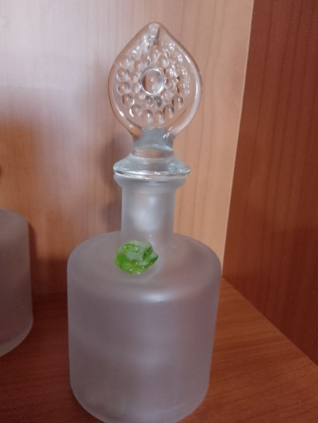 Juego de tocador de cristal