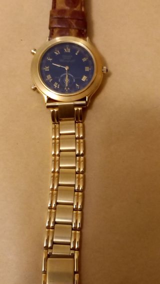 Cadena reloj 20mm chapada oro 