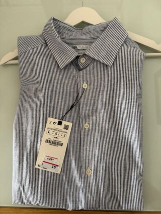 Camisa manga corta Zara talla L