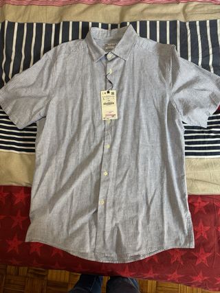 Camisa manga corta Zara talla L