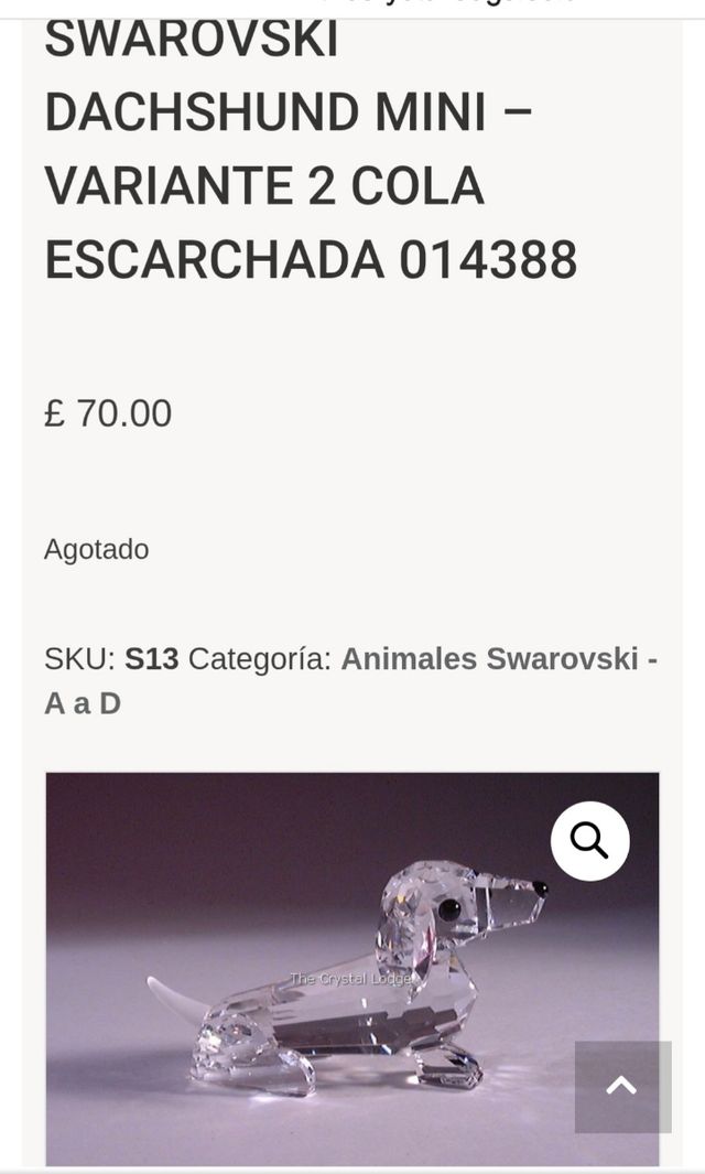 FIGURA ORIGINAL SWAROVSKI.