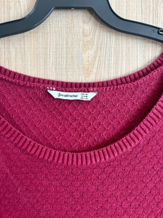 Jersey burdeos punto 
