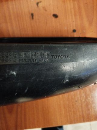 Espejo derecho Toyota Hilux