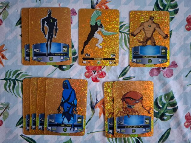 Lotto di carte di Ben 10 in italiano