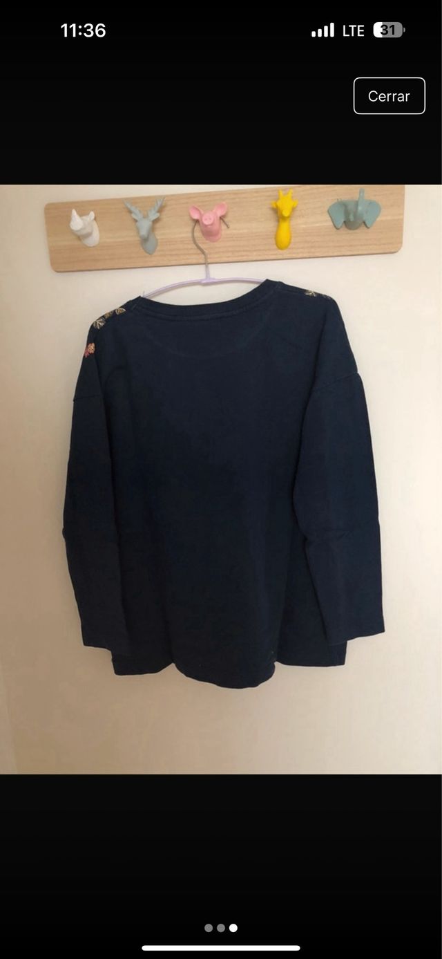 Sudadera entretiempo flores lefties