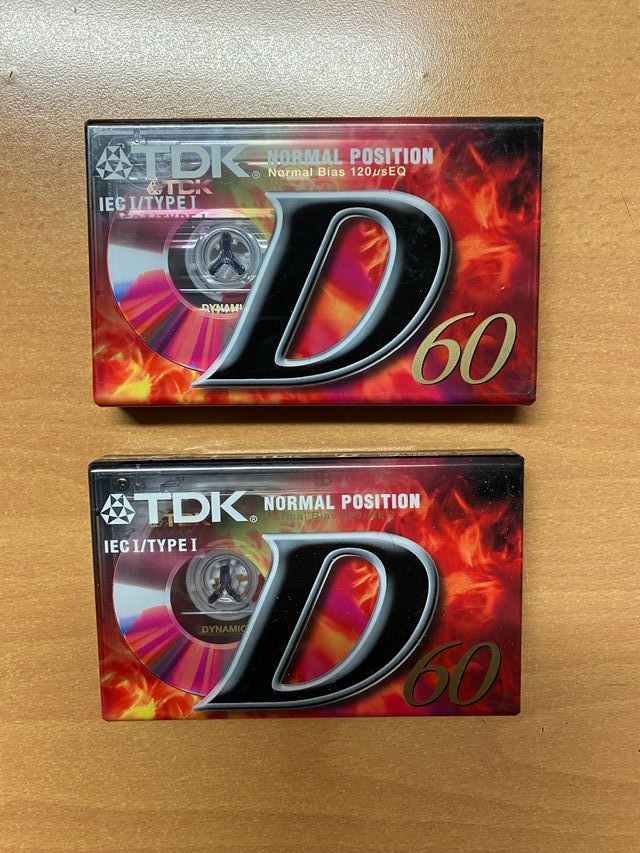 TDK D60 audio musi cassetta