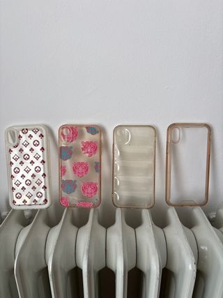 fundas transparentes con algún dibujito iPhone XR