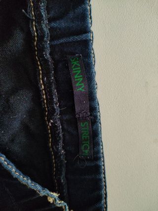 Pantalón vaquero largo Benetton niña