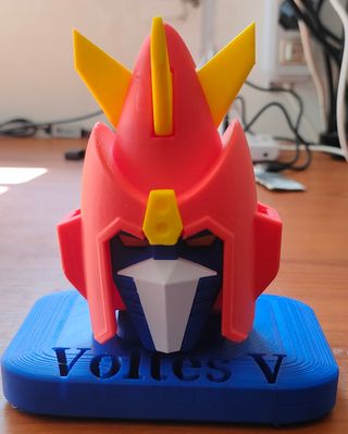 Voltes V testa con base 3D Print