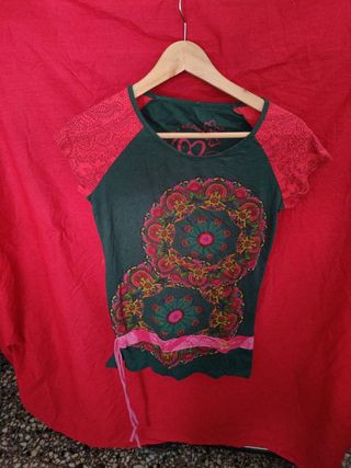 Camiseta desigual niña