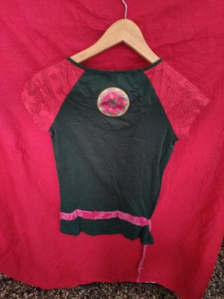 Camiseta desigual niña