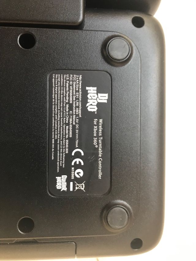 Mesa de mezclas Dj hero Xbox 360