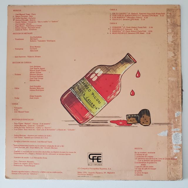 Caco Senante Mojo Picon LP