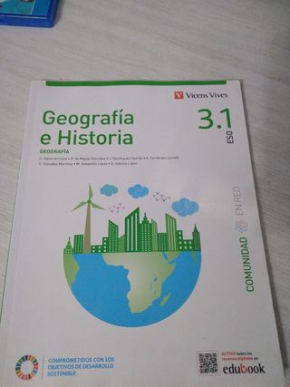 Libro geografía e historia 3 eso