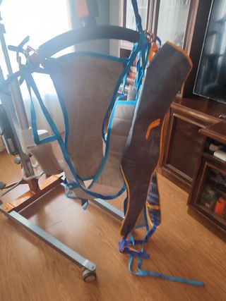 Grúa bipedestación