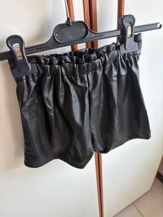 Pantaloncini neri ecopelle My Chicco 5 anni 110 cm