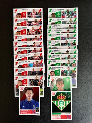 Lote 280 cromos liga este 23/24