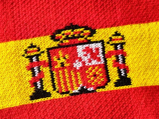 Bufanda fútbol España años 90