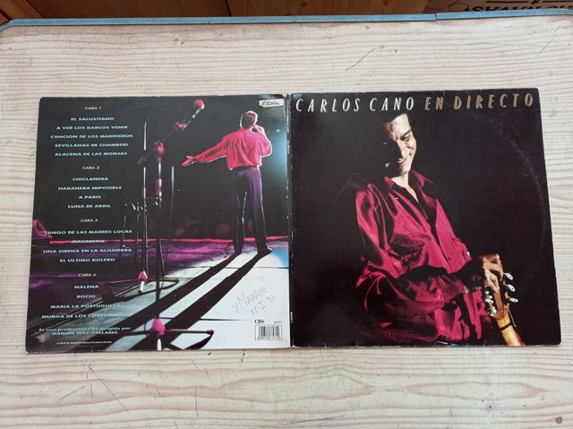Carlos Cano - Carlos Cano En Directo - 2 LP