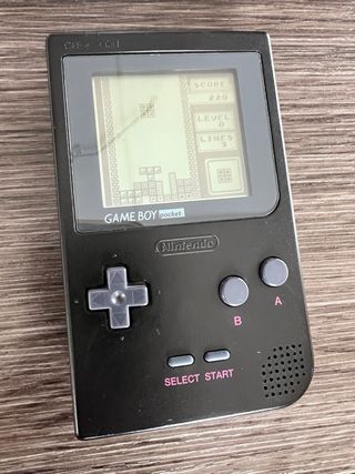 Consola Nintendo Game boy pocket negra