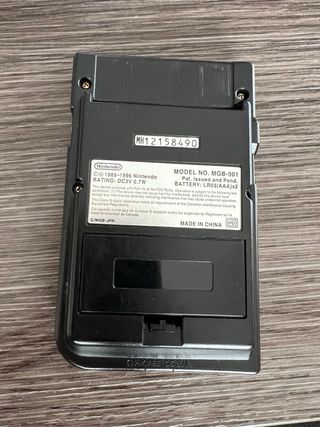 Consola Nintendo Game boy pocket negra