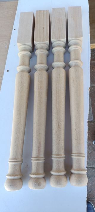 Patas madera haya para mesa baja 