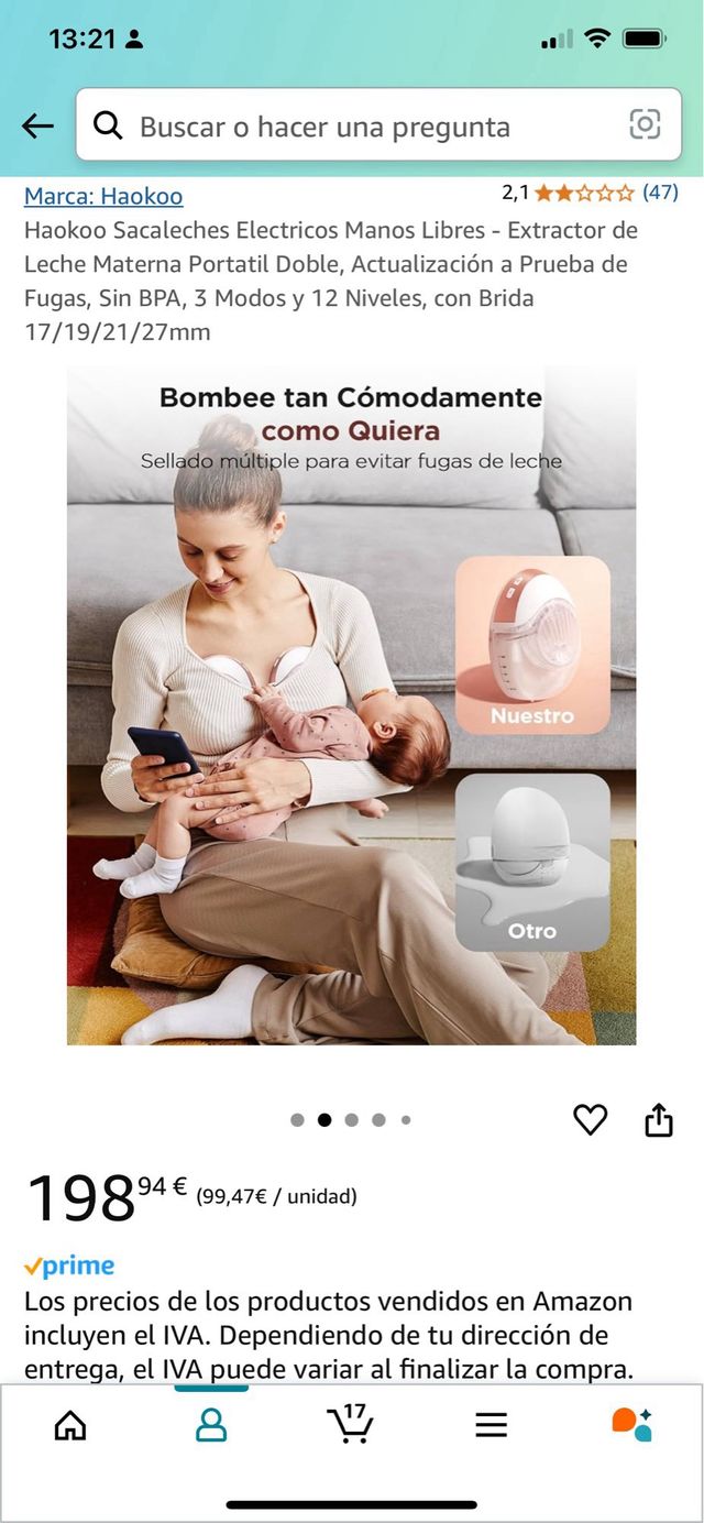 Extraxtores de leche materna