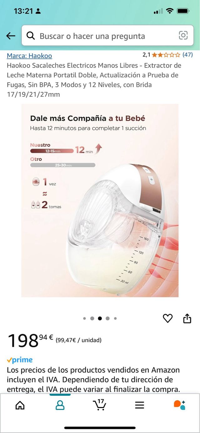 Extraxtores de leche materna