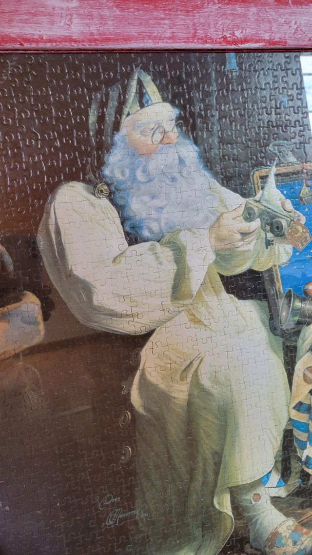 Puzzle enmarcado 1500 piezas.57x86 cm.