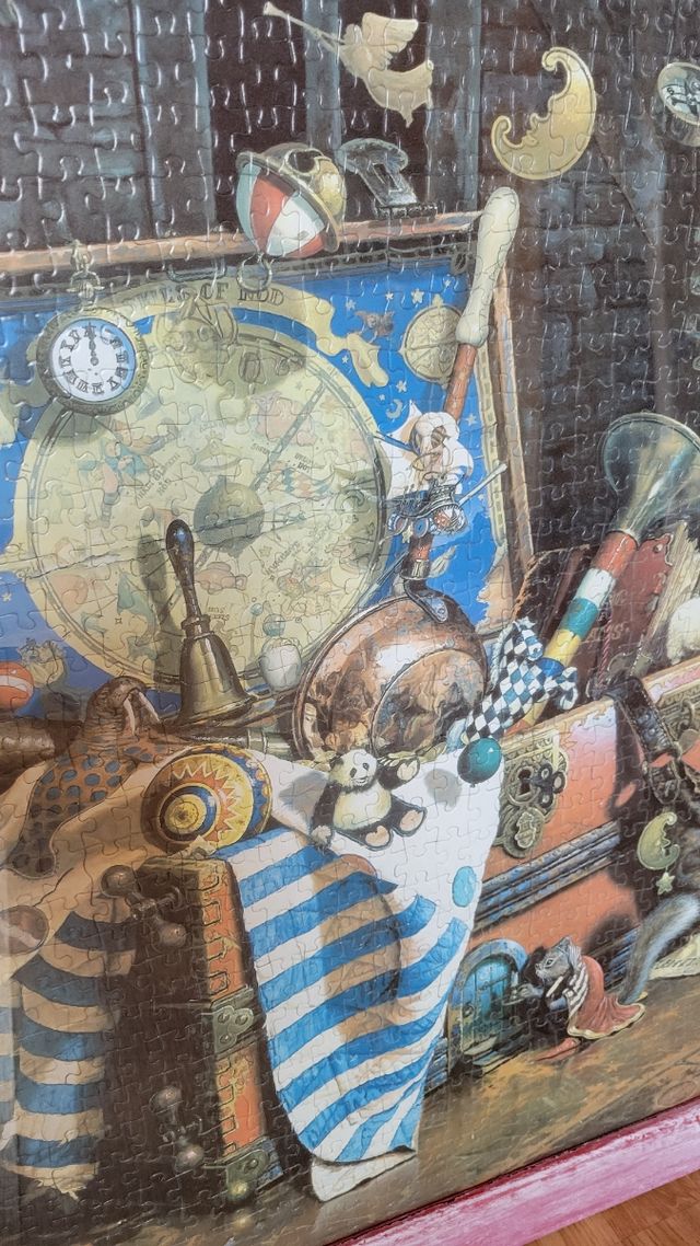 Puzzle enmarcado 1500 piezas.57x86 cm.