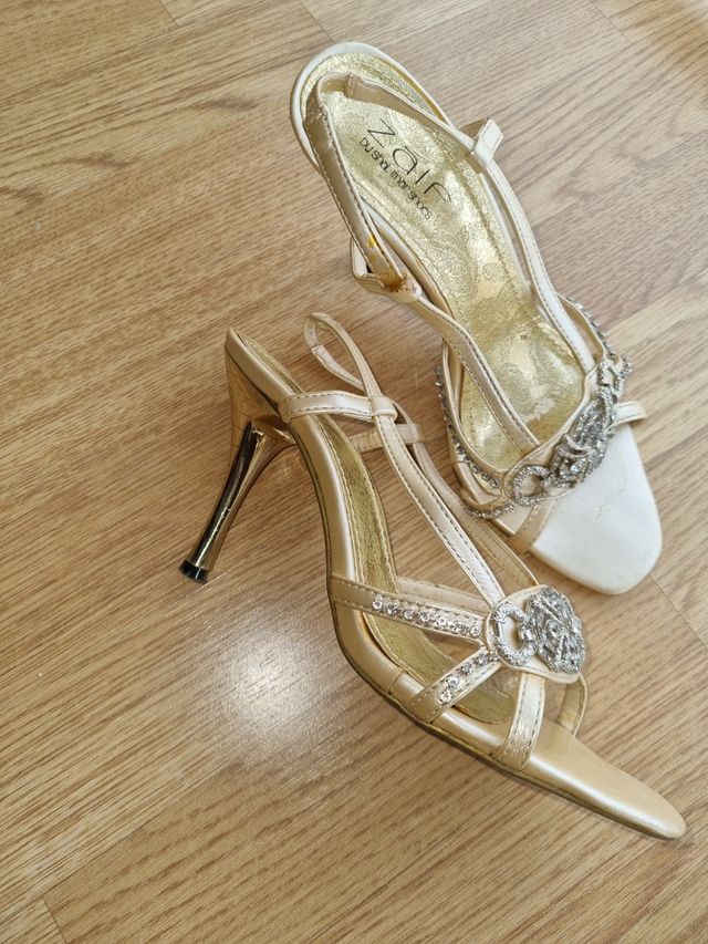 Sandalias joya tacón 37