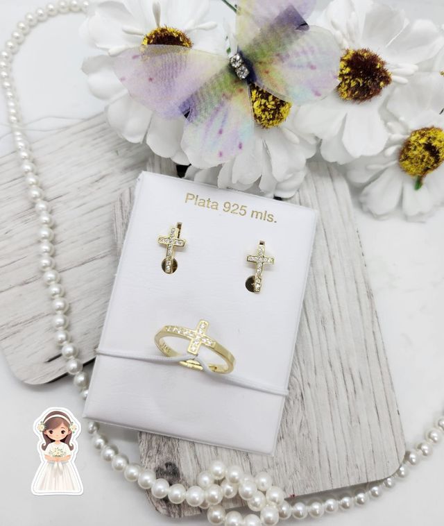 Conjunto Primera Comunión Cruz 
