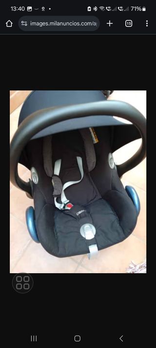 Maxicosi con anclajes bugaboo 