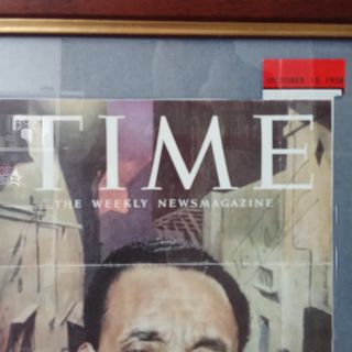 PRESIDENT FERHAT ABBAS AUTOGRAPHE ALGERIE ARGELIA