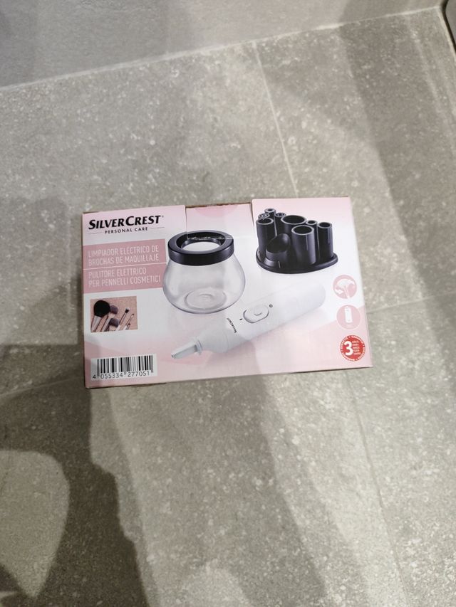 Limpiador eléctrico brochas de maquillar