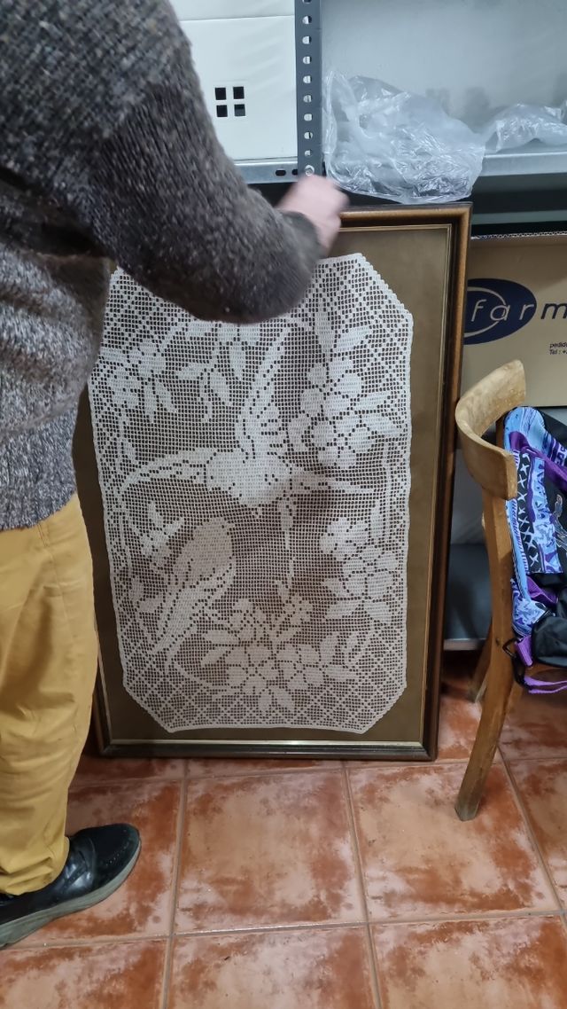 Quadro 100x57 con moquette interna